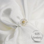 Silver Daisy srebrn prstan