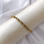 Golden twisted chain zapestnica za nogo