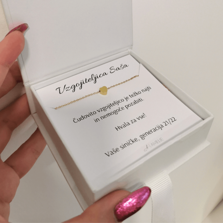 personalizirano darilo za vzgojiteljico