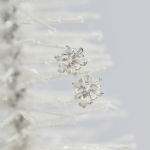 Snowflake uhani iz srebra